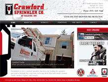 Tablet Screenshot of crawfordsprinkler.com